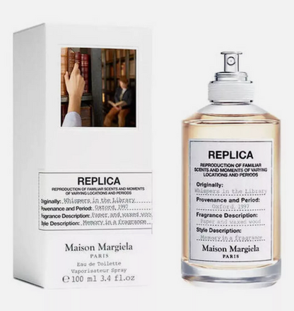 Maison Margiela Réplica Susurros en la Biblioteca Eau de Toilette 3.4 oz