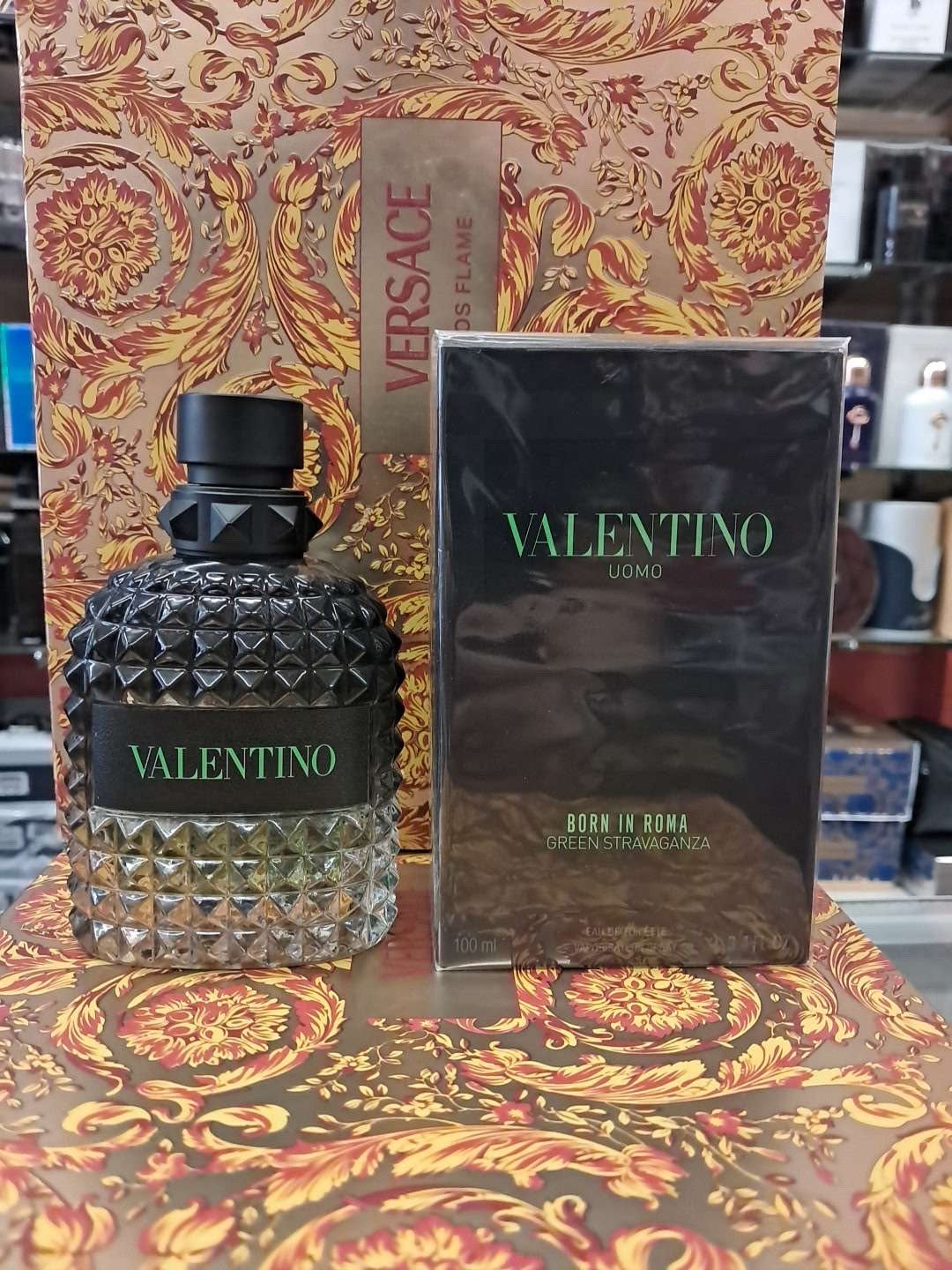 Valentino Born In Roma Green Uomo Stravaganza Eau de Toilette 3.4 oz 
