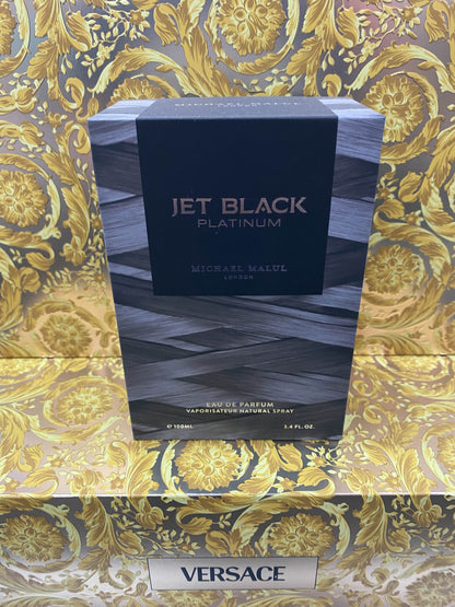 Michael Malul Jet Black Platinum Eau de Parfum – 3.4 oz