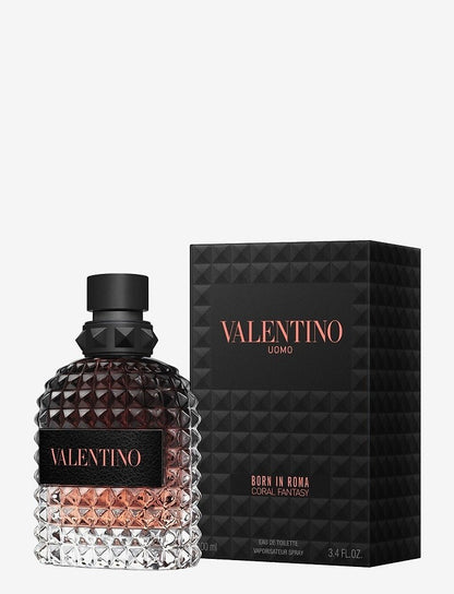 Valentino Uomo nacido en Roma Coral Fantasy Eau de Toilette 3.4 oz